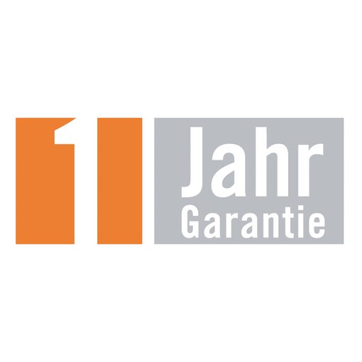 1 Jahr Garantie, Garantie-Zeichen, Profiline, Garantie-Logo, Maschinen-Garantie